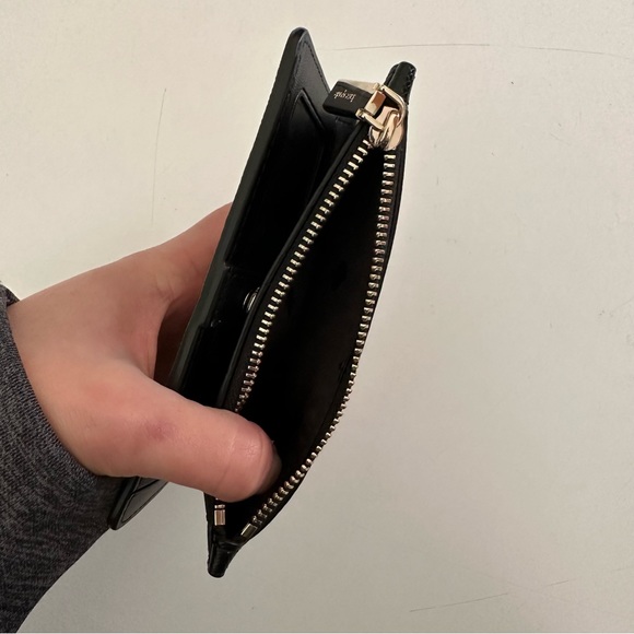 Kate Spade Wallet Bifold Black and Tan - Picture 6 of 8